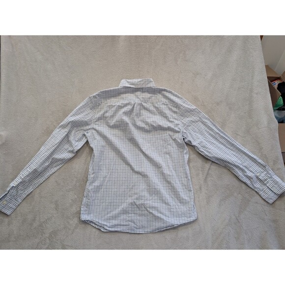 Gap Standard Fit Button-Up Shirt Men's Size M White Striped Long Sleeve Cotton - Picture 12 of 16